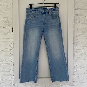 American Eagle High Rise Kick Boot Crop Jeans